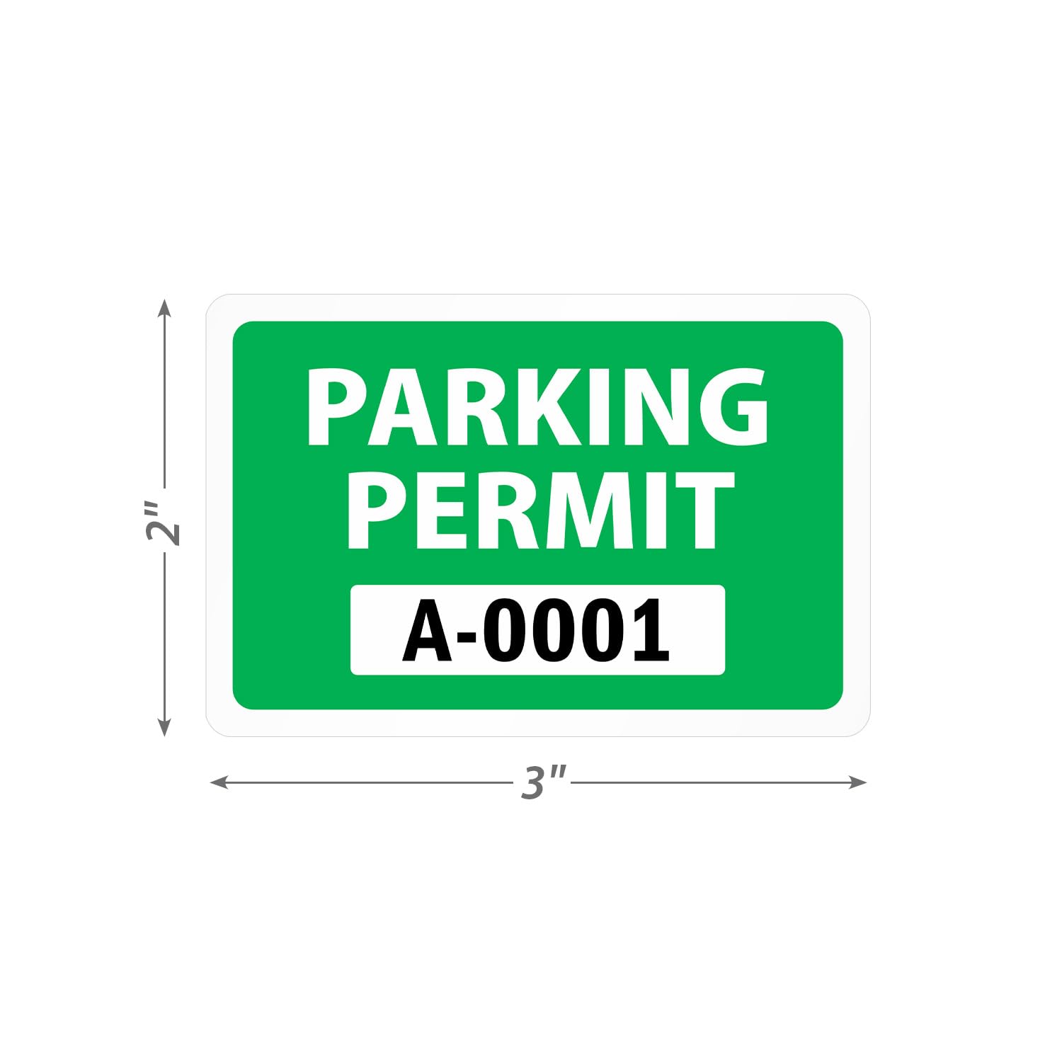 Amazon.com: SmartSign (50-Pack) Green Sequentially Numbered